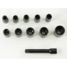 Impact Wrench Kit + Sockets 9 10 11 13 14 17 19 22 24 27mm