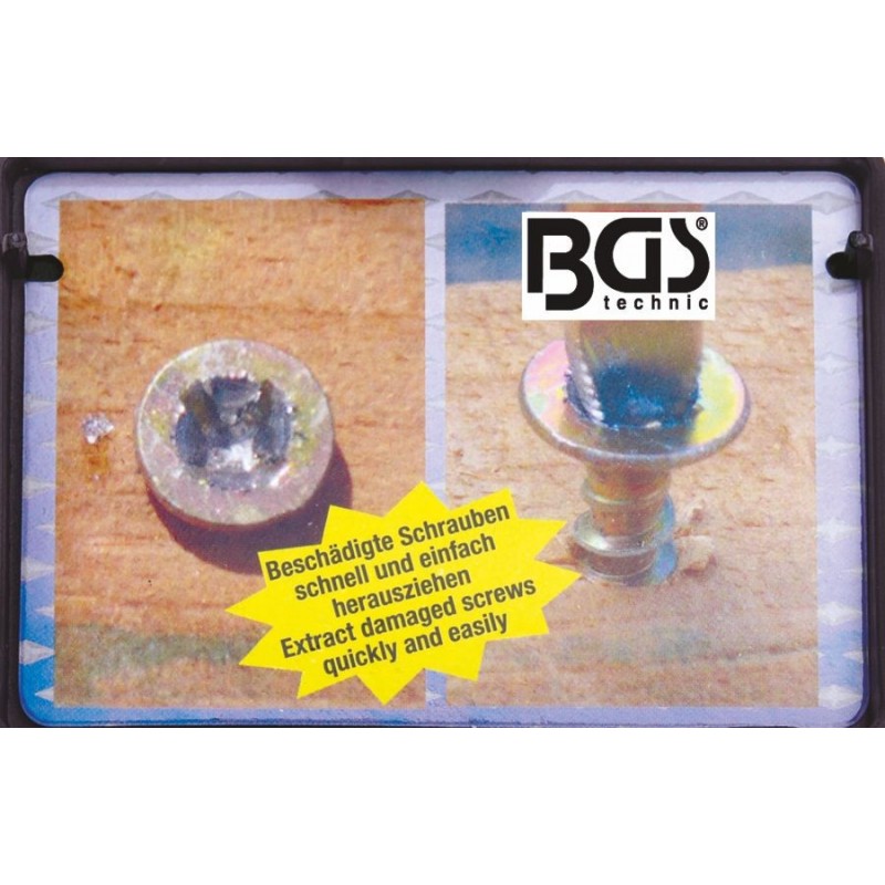 Screw extractor kit, Torx