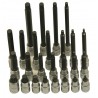 coffret de 26 douilles cannelure fine E-TORX   XZN