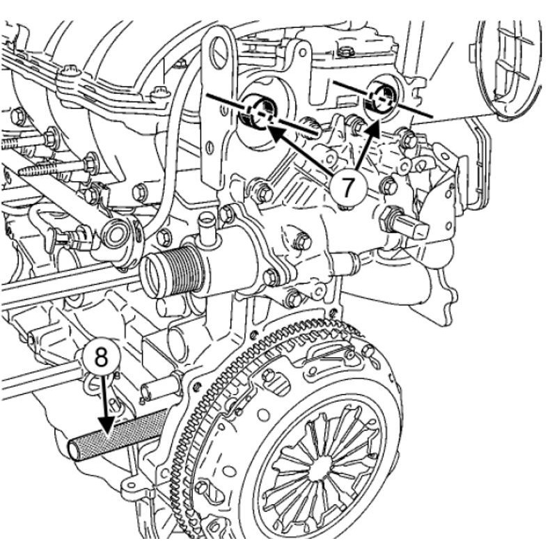 Kit calage courroie distribution Renault moteur K4J, K4M, F4P, F4R