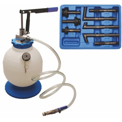 Hand pump gearbox filling kit.