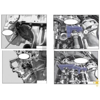 Jeu d'outils de calage moteur BMW-Mini Essence 1.2, 1.5, 2.0, 3,0