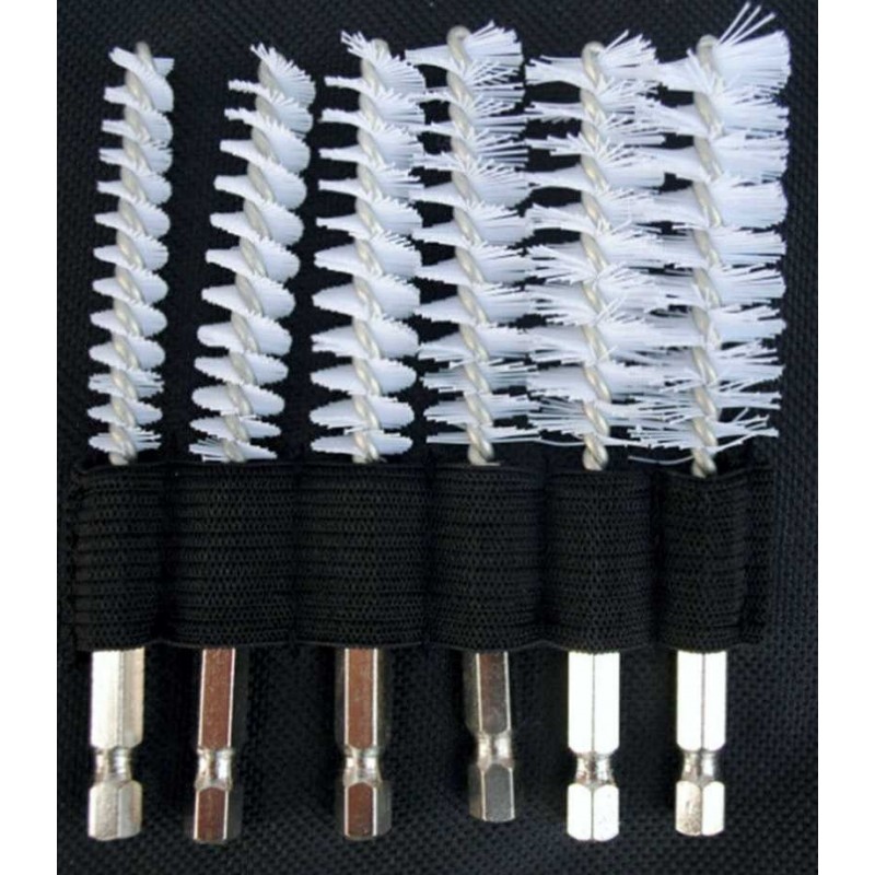 18 Nylon, Steel, Brass cleaning brushes