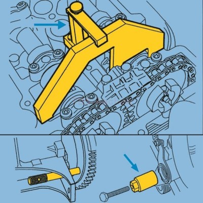 Extracteur de pompe à injection Diesel BMW - Opel 2.5 TD - Land Rover