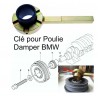 Key locking tool for BMW Damper pulleys