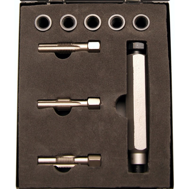 Kit de pose d'inserts filetés pour bougies de préchauffage m10 x 1mm LASER  LAS 6779