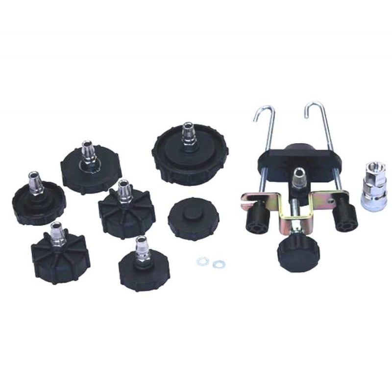 Brake bleeder adapter plug