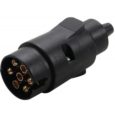 Male connector for 7-pole trailer