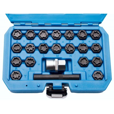 22 AUDI -VAG anti-theft nut extractors