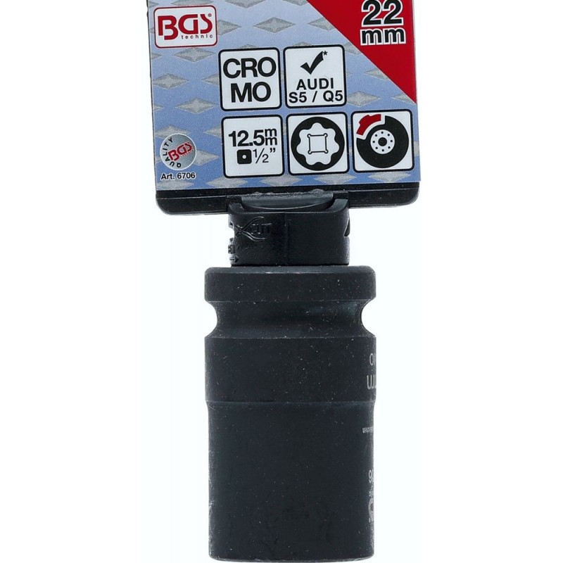 Special socket brake caliper Audi S5 and Q5