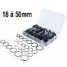 18 to 50mm O-ring set 285 pieces
