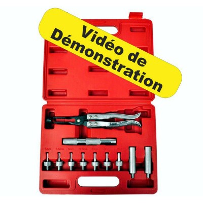 Kit outils pour remplacement changement  joint de queue de soupape auto moto