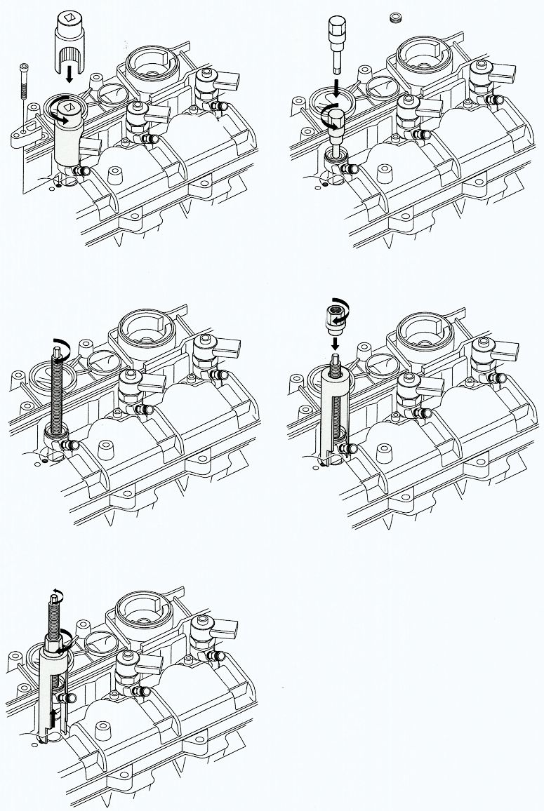 injector puller tool kit mercedes OM 611 612 613 C class E grand cherokee ML270